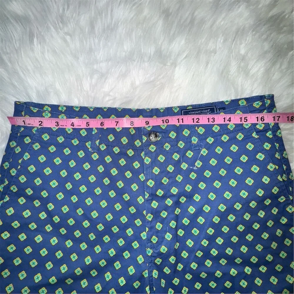 Vineyard Vines Men's Island‎  Chino Preppy Coastal Summer Classic Shorts Size 32